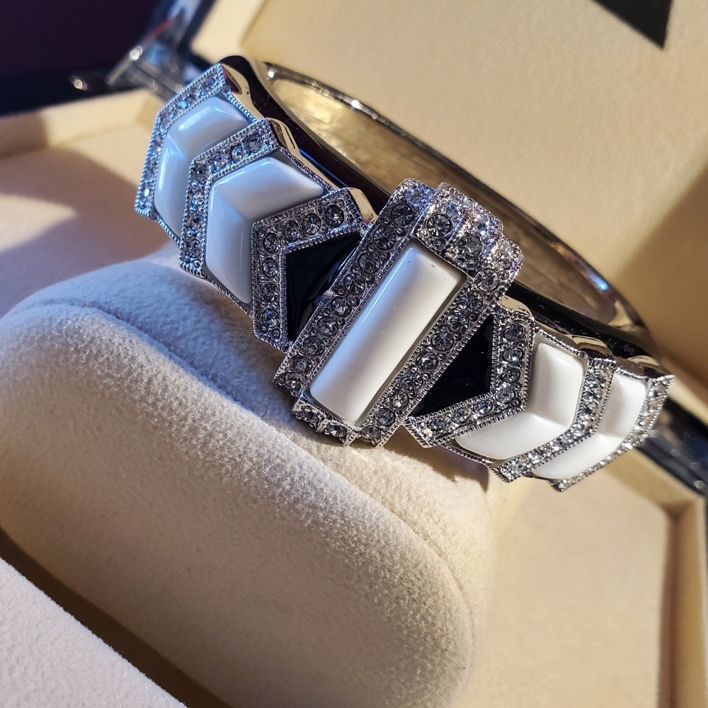 Vintage Kenneth Jay Lane Art Deco Bangle